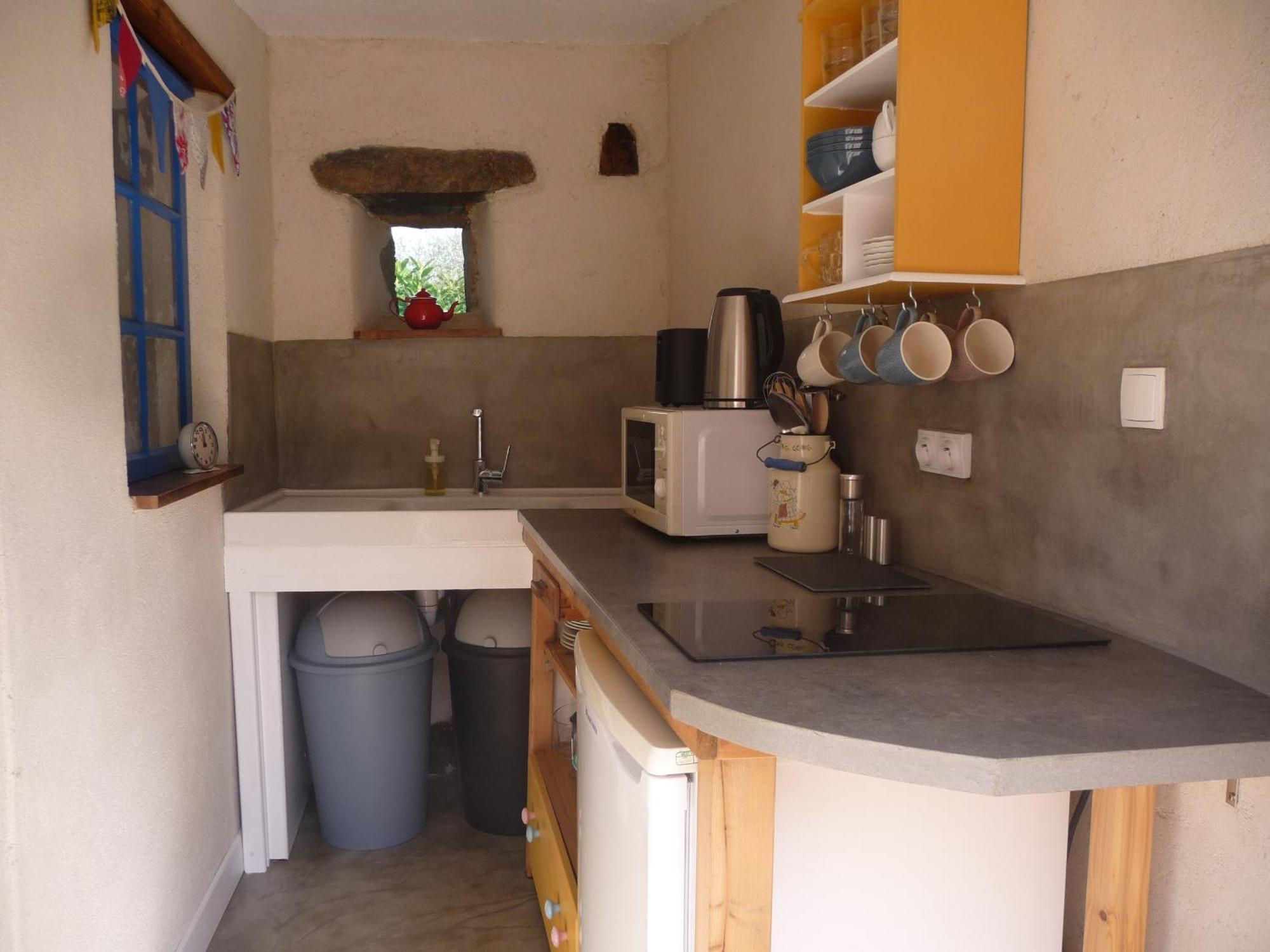 Bretagne Chambre D'Hotes Suite 53M2 Et Caravane Vintage Avec Cuisine Et Salle De Bains Privees Brittany B&B 53M2 Suite And Vintage Caravan Glamping With Private Kitchen And Bathroom Pleumeur-Gautier Luaran gambar
